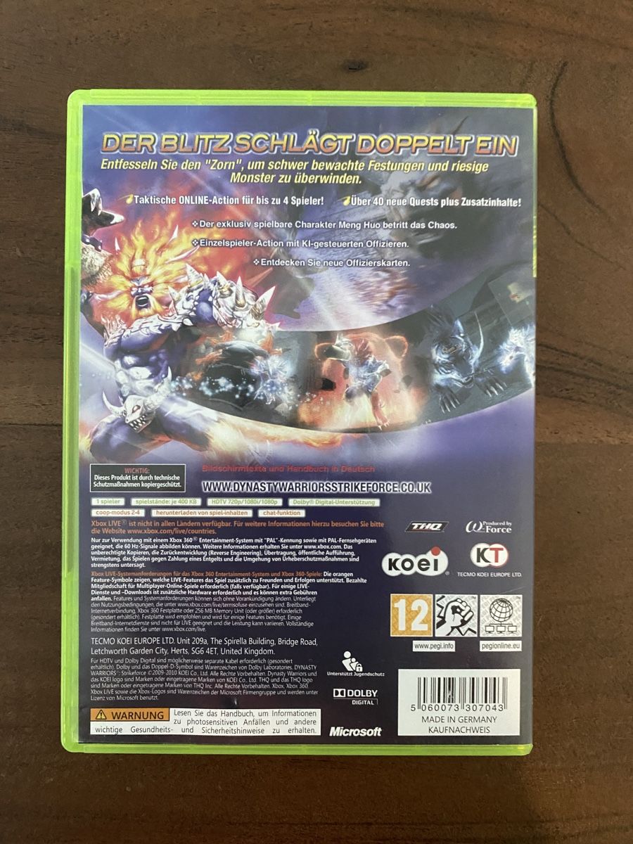 Microsoft Giochi: Dynasty Warriors Strikeforce für Xbox 360 – Usato da Thunstetten venduto da Virus_33 2