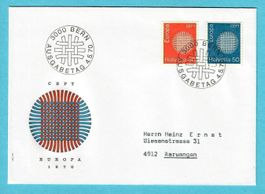 1970 EUROPA Ersttagsbrief