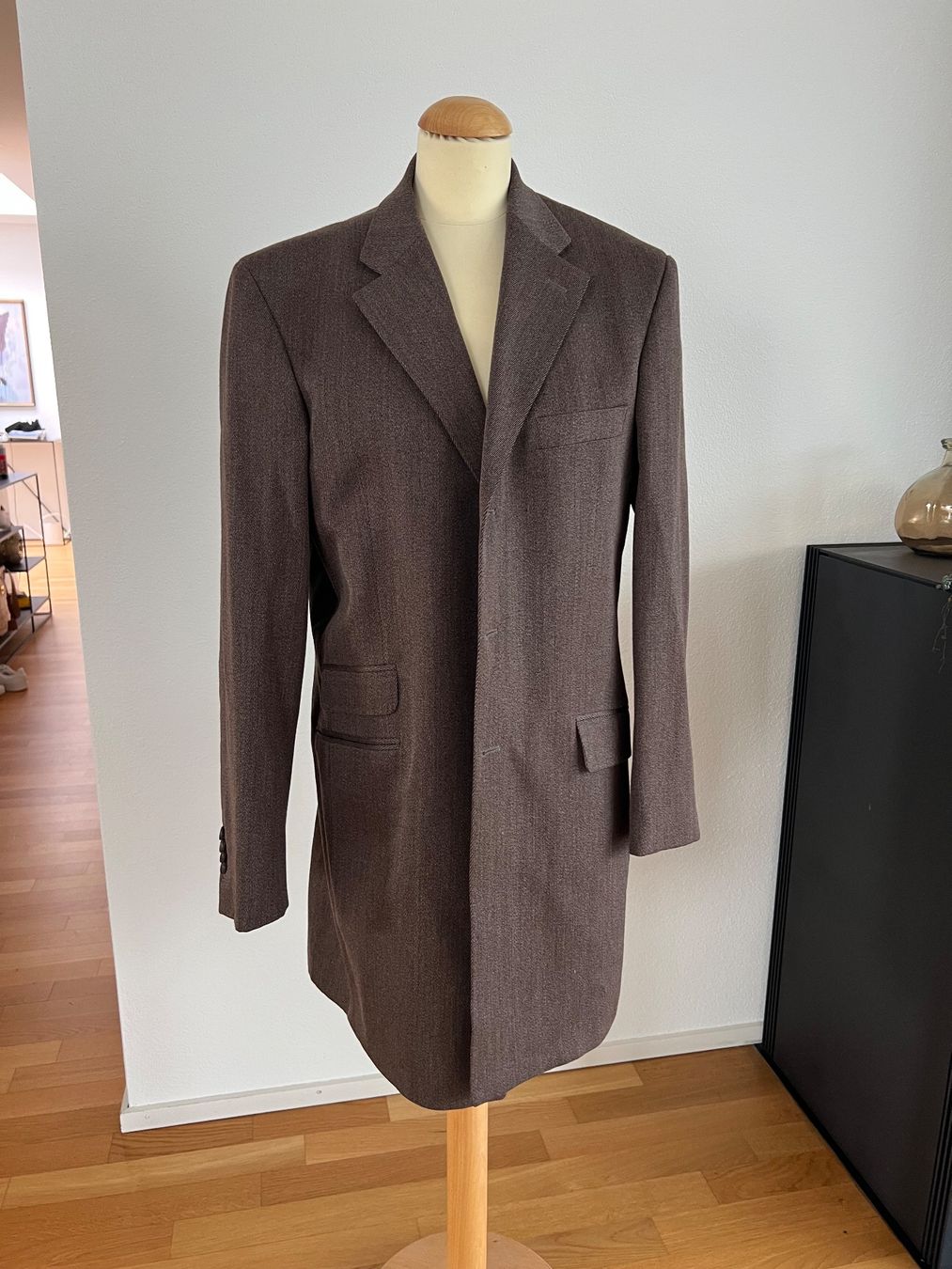 Cappotti: Brauner Herren Mantel / Stoff von Zegna / grösse 48 oder 50 – Usato da Zug venduto da mon_77 3