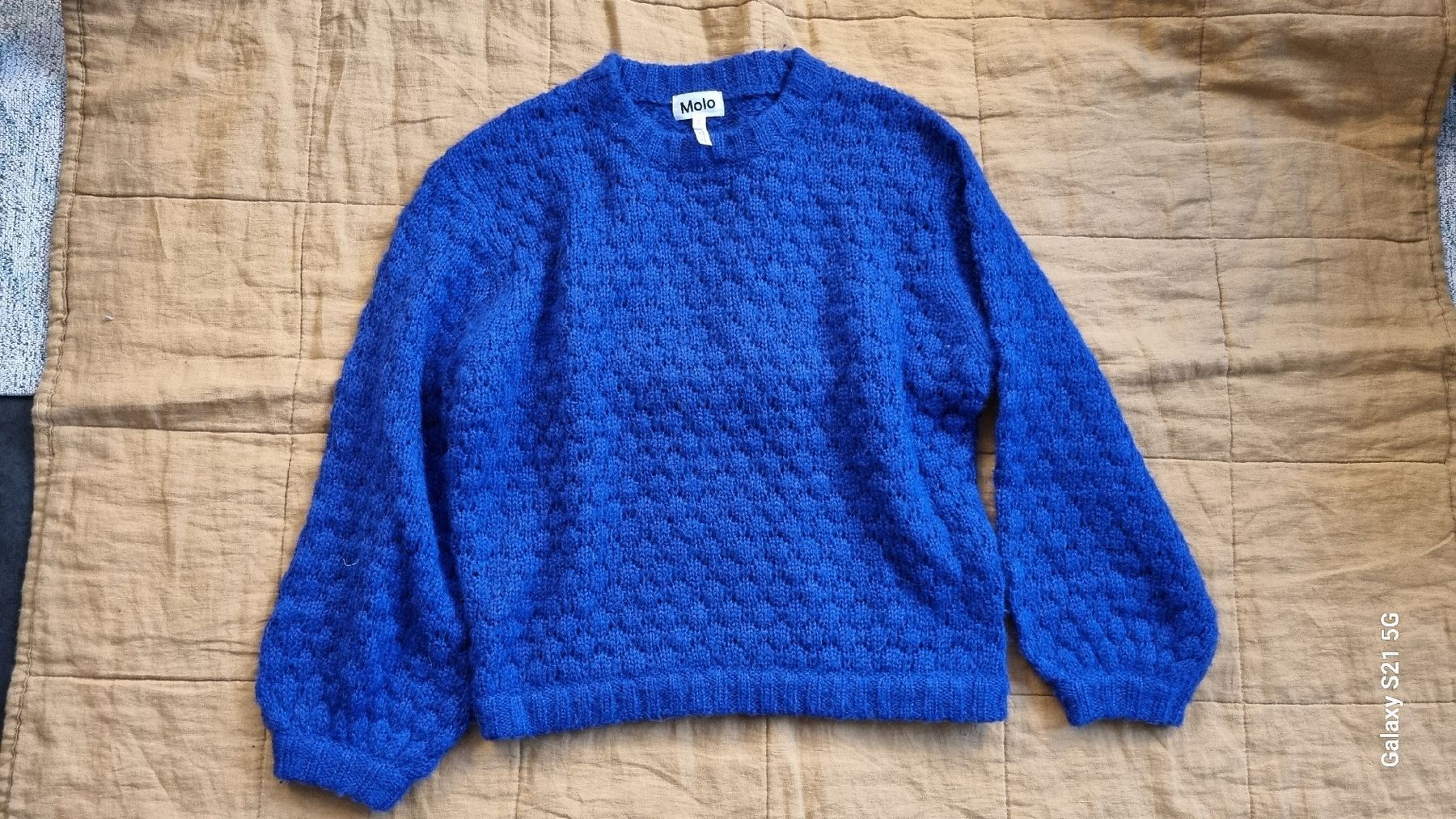 Molo Maglioni & Felpe: Molo Strickpullover, Gr. 146/152, Blau, Wolle  – Nuovo (secondo la descrizione) da Bad Zurzach venduto da Mfritzli