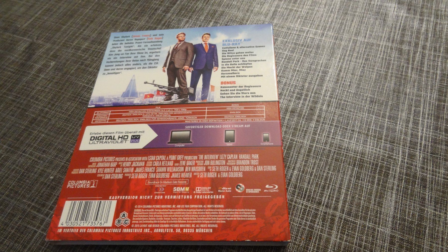 Tous les DVDs: The Interview BLU-RAY – D'occasion à Olten par Disc-Verkauf 1