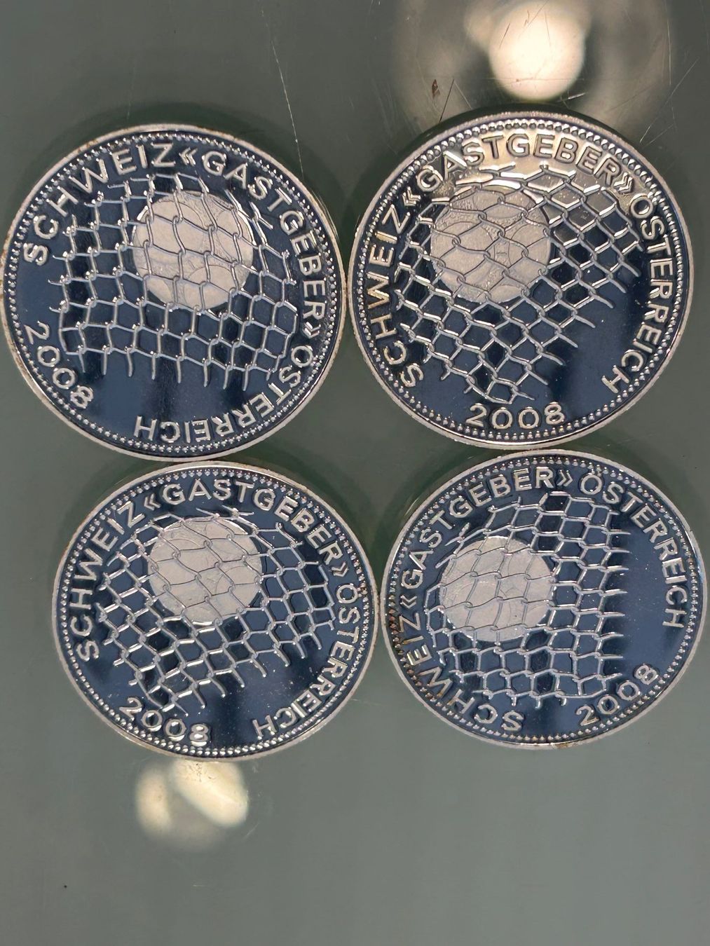 Metalli preziosi: 4 mal 925er silber medaille 112 gramm – Usato da herisau venduto da hb_gold 1