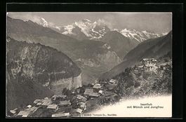 Isenfluh, Panorama mit Mönch und Jungfr