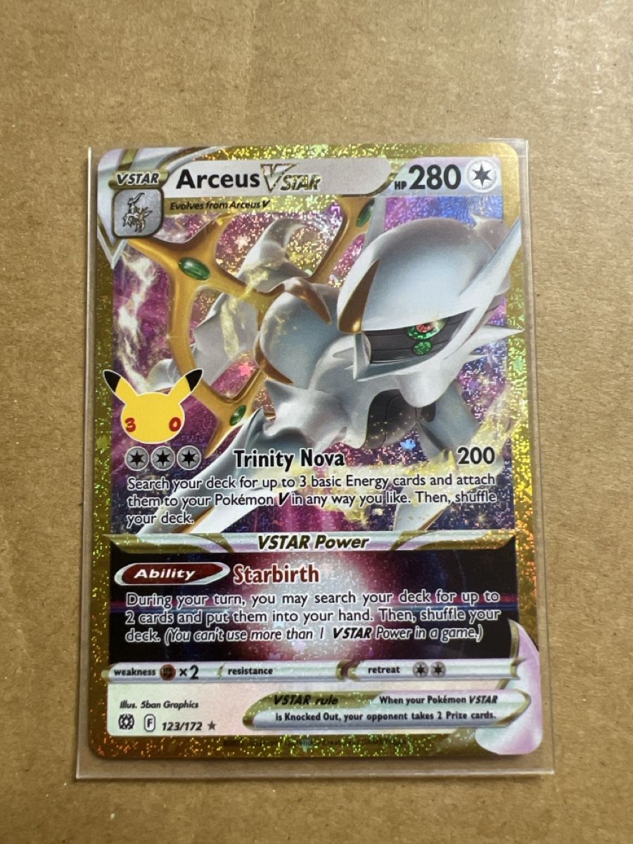 Pokémon Carte collezionabili: Pokemon Arceus 30th Celebration Englisch – Nuovo (secondo la descrizione) da Goldau venduto da ecko08