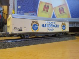 Güterwagen Brauerei Haldengut Winterthur sowie Löwenbräu