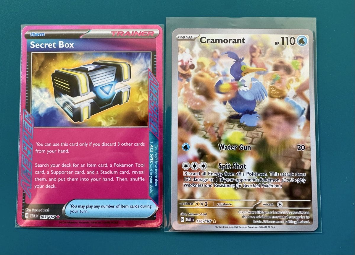 Pokémon Carte collezionabili: 2 Karten von Pokemon Twilight Masquerade – Nuovo (secondo la descrizione) da Zürich venduto da D.Hobi