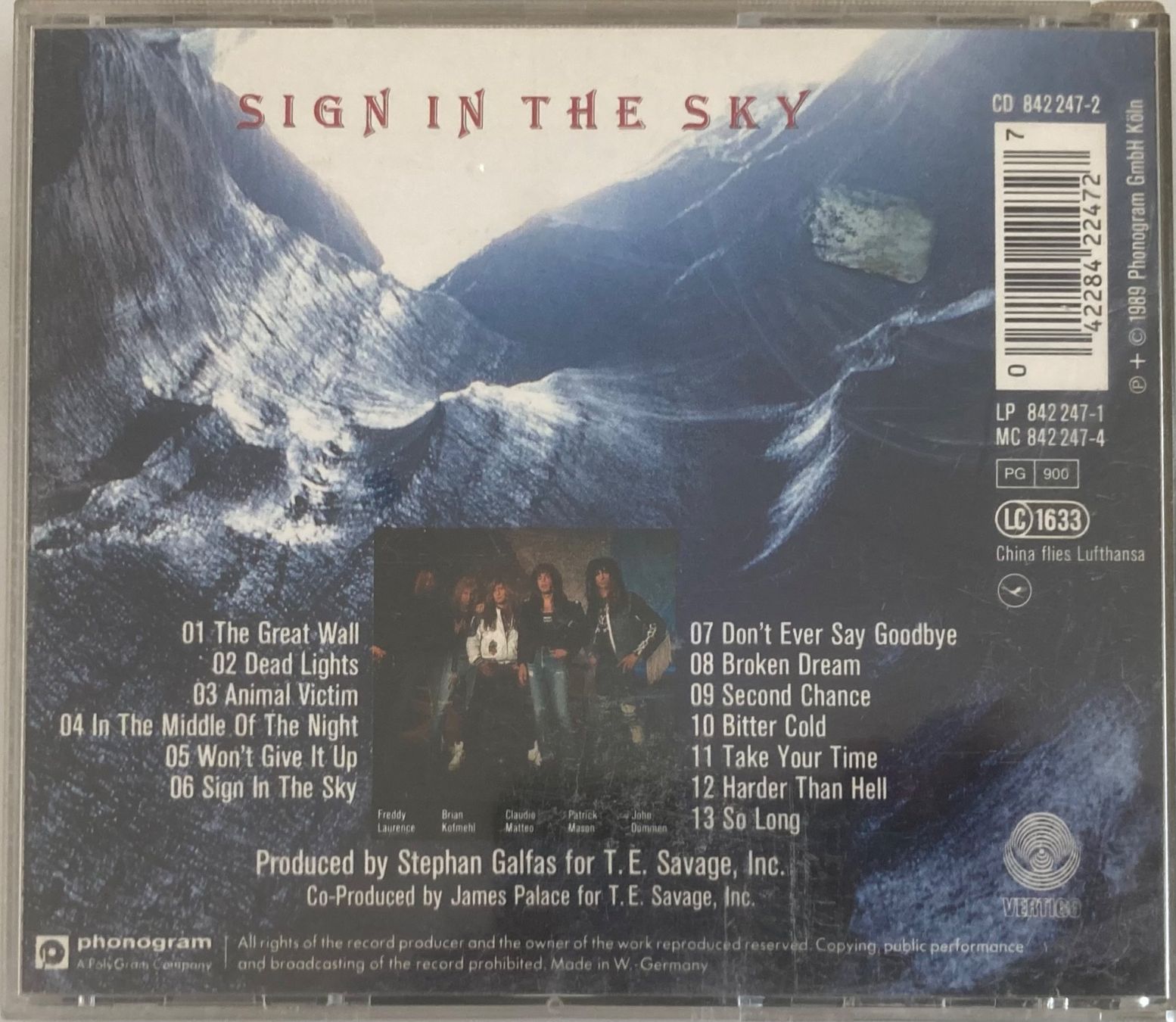 CD: CHINA - SIGN IN THE SKY – Usato da Poliez-Pittet venduto da Newtown-Records 1