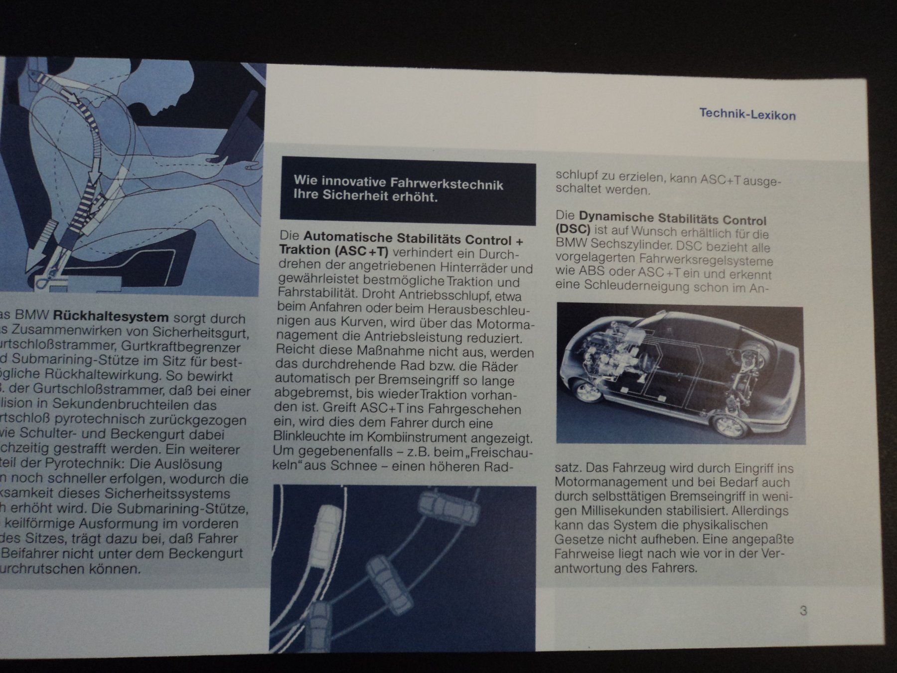 BMW Dokumente: Prospekt Technik-Lexikon 3er BMW – Gebraucht aus Schwarzenburg von modelCARama 2