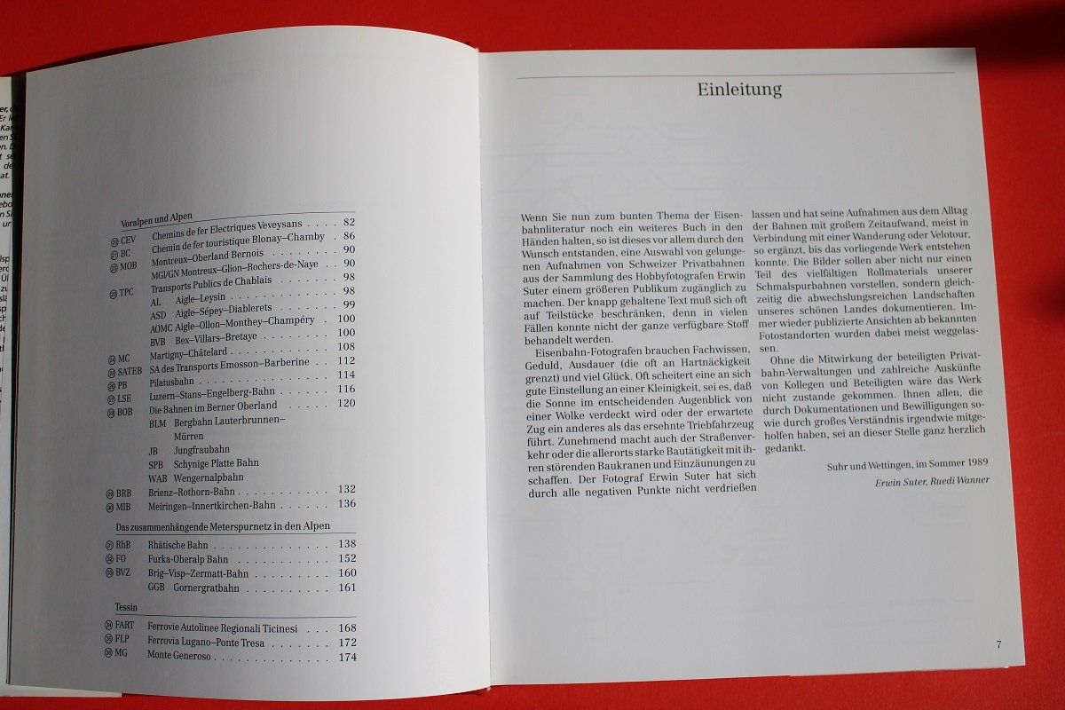 Libri: Schmalspurige Privatbahnen in der Schweiz. – Usato da Wettswil venduto da roma010 2