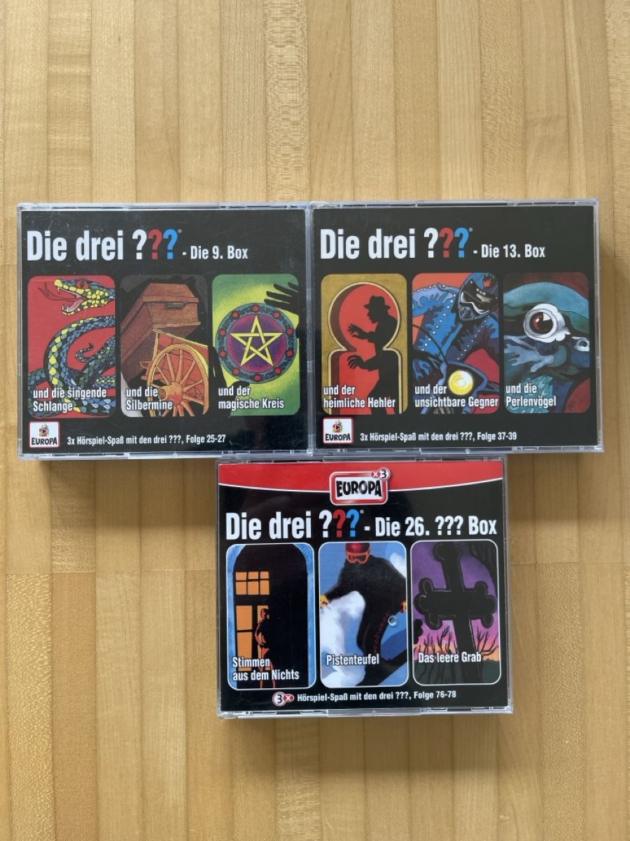 3 Mal 3er-Box Hörspiel Die drei ??? (Gebraucht) in Therwil für CHF 9 ...
