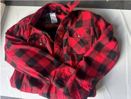 Motorradjacke Held Urban rot schwarz gebraucht