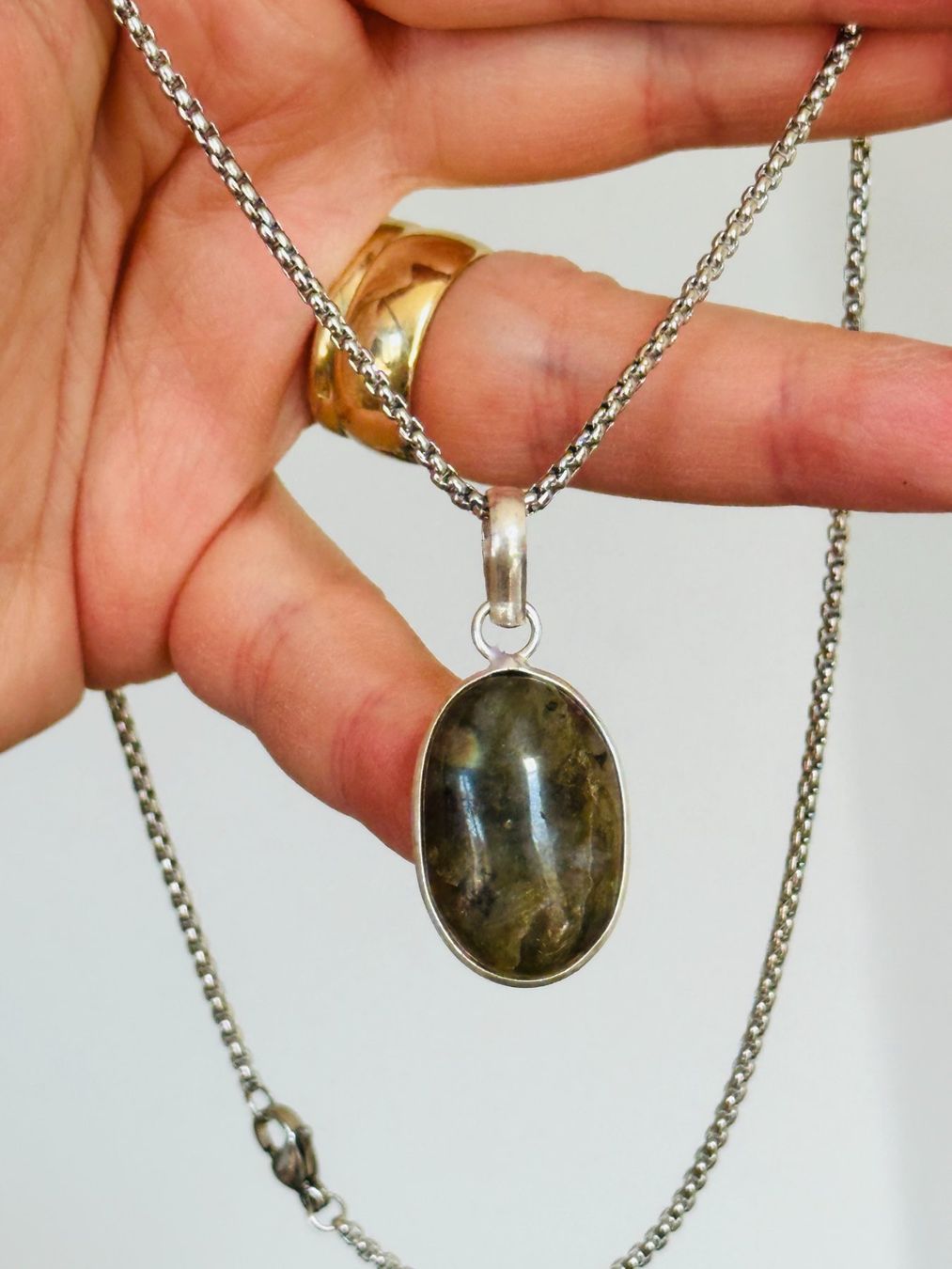 Catenine: Labradorite necklace – Nuovo e nell'imballaggio originale da Genève venduto da AGBERG 5