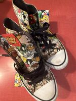 Scarpe Converse Looney Tunes alte bianche taglia 35