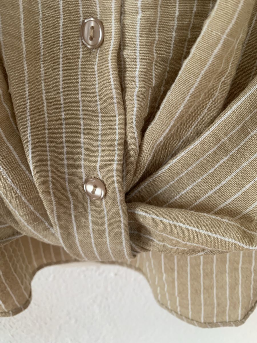 C&A Chemisiers: Leichte, luftige Bluse, beige/weiss gestreift, Gr. 38 – Neuf (Voir description) à Galgenen par Waldliesel 2