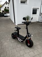 E-Scooter ES-MOTORS Discoverer Elektro Tretroller schwarz