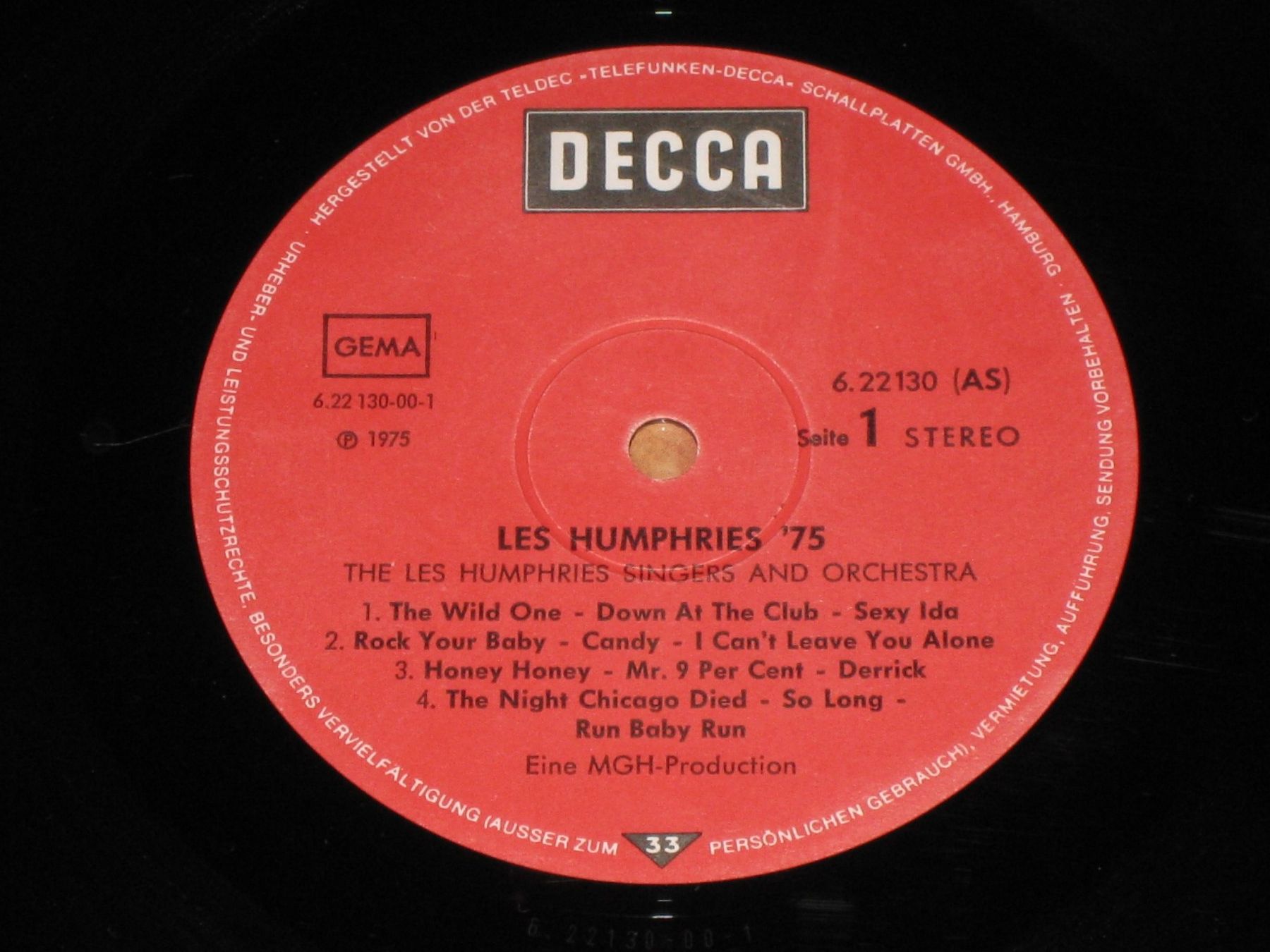 Dischi in vinile: LP - LES HUMPHRIES SINGERS - LES HUMPHRIES 75 – Usato da Steckborn venduto da Quo7 1
