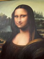 Mona Lisa Ölgemälde, Handgemalt 2012, gerahmt (Kopie)