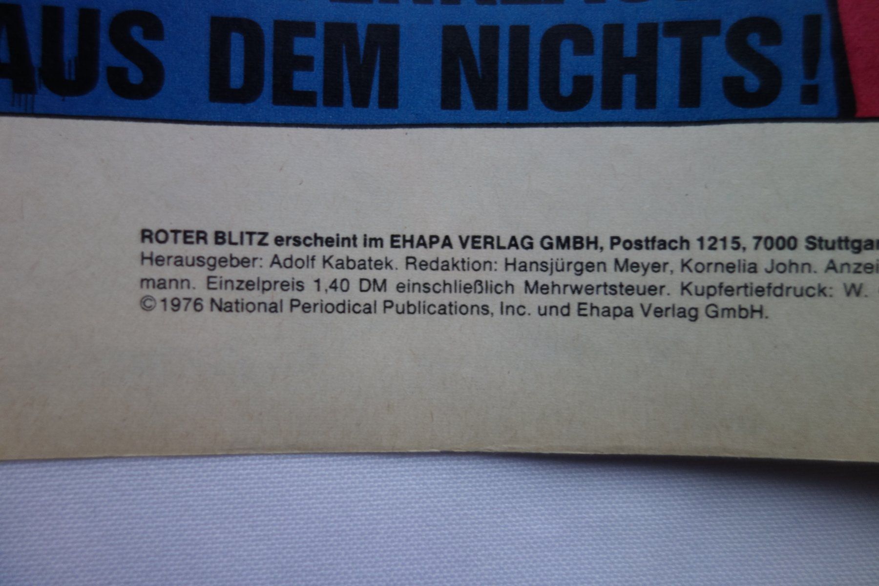 Fumetti: Roter Blitz Sonderheft Nr. 2 - Gratis Versand ! – Usato da Luzern venduto da ron_35 4