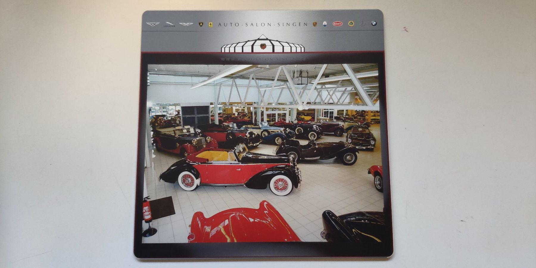 Foto & Immagini: Alu Mauspad oder Bild mit Oldtimer vom Auto Salon Singen – Nuovo e nell'imballaggio originale da Schaffhausen venduto da ABW-Trading