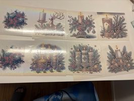Diamant Paiting Karten Weihnachten