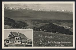 Scheidegg, Gast-und Kurhaus Alp, Blick a