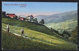 Malix ob Passugg, Ortsansicht mit Grida 