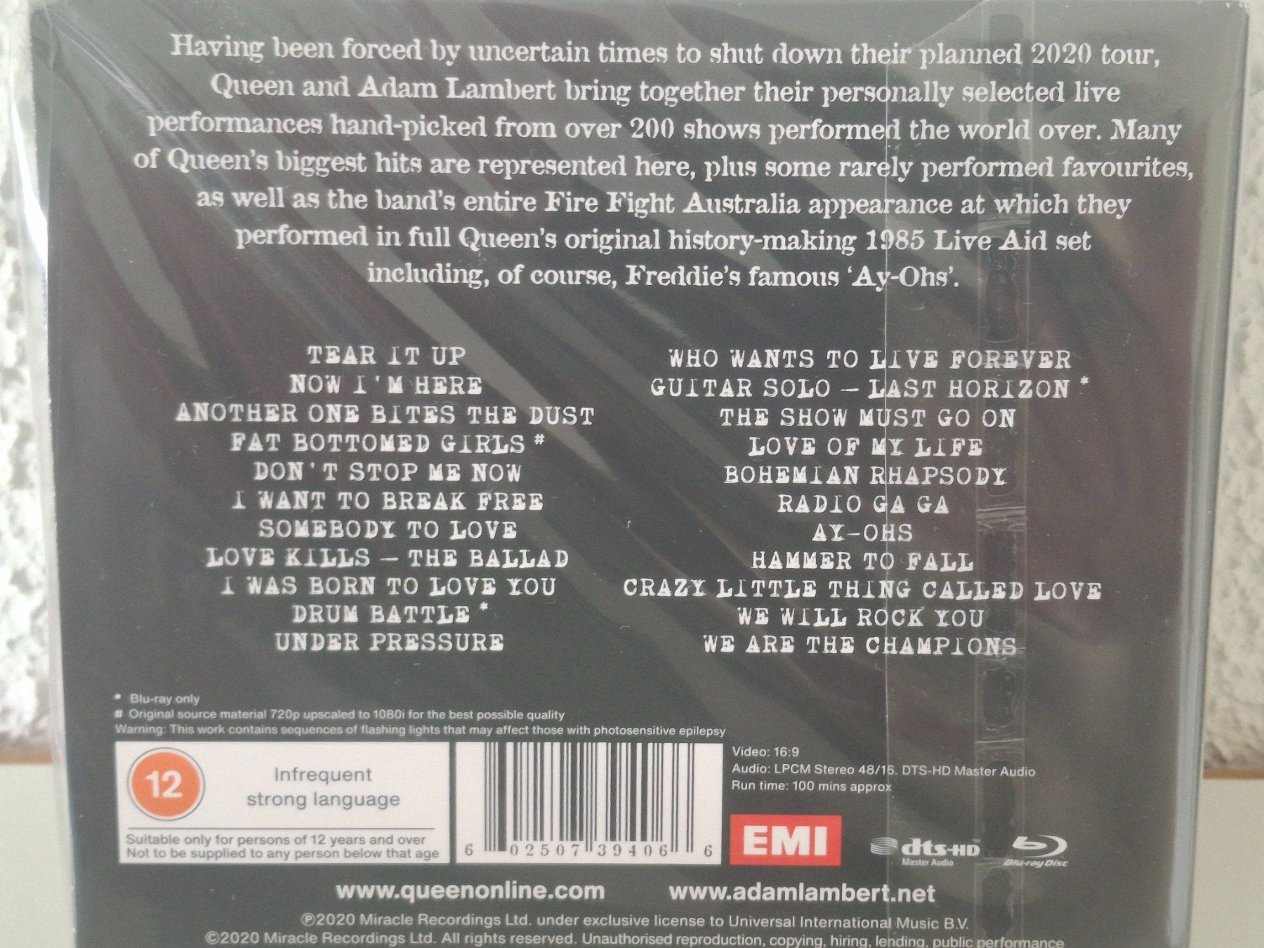 CD: CD+ Blu-Ray   Queen + Adam Lambert - Live 🆕 – Usato da Aarberg venduto da Jackup1 1