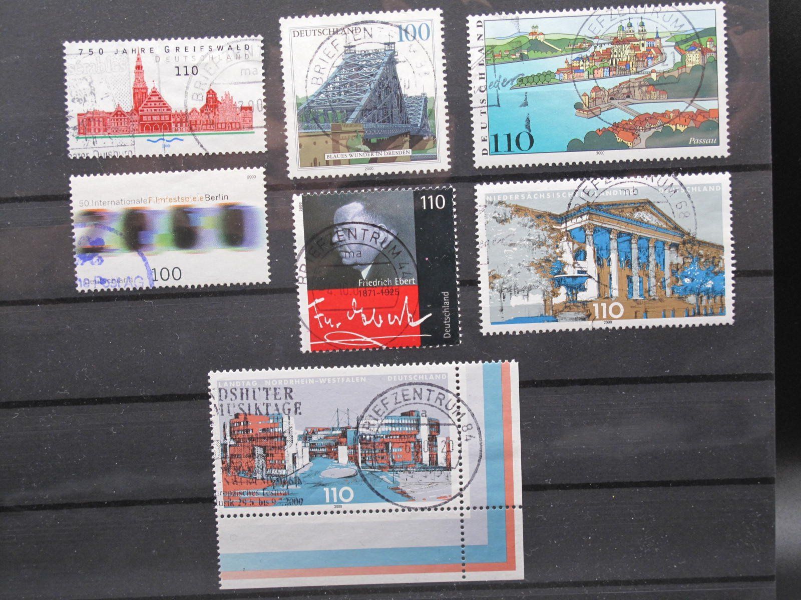 Tous les timbres: BRD 2000 F. Ebert / Greifswald gest. – D'occasion à Wil SG par fva01
