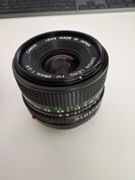 Canon FD 28mm f/2.8 mit Canon FD-Bajonett