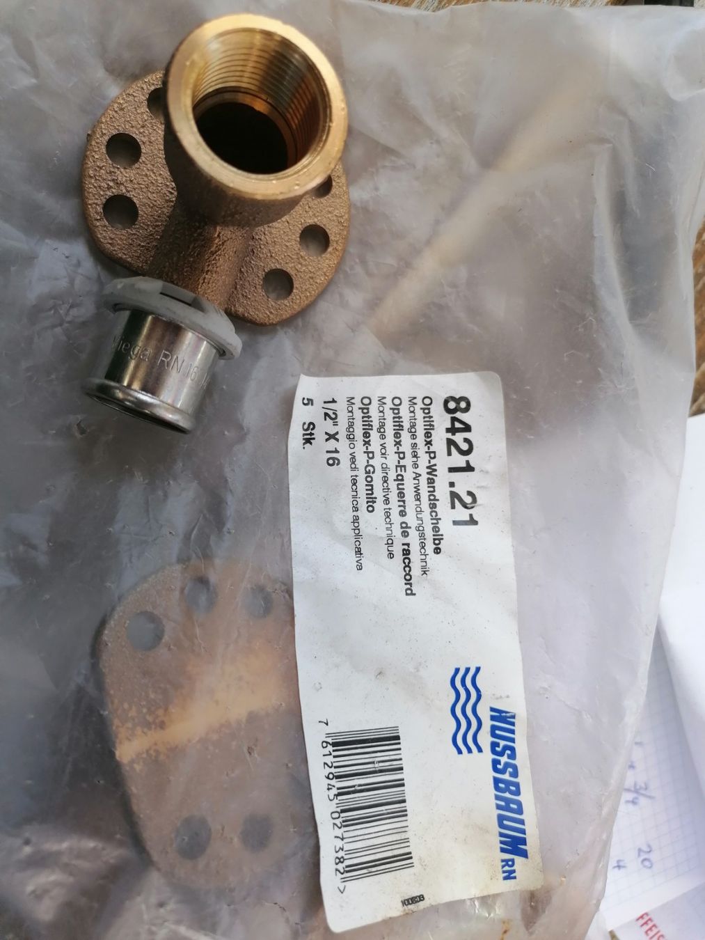 Rubinetteria: Raccord laiton  Nussbaum pour eau  Neuf – Nuovo e nell'imballaggio originale da Cheyres venduto da Capitain 6