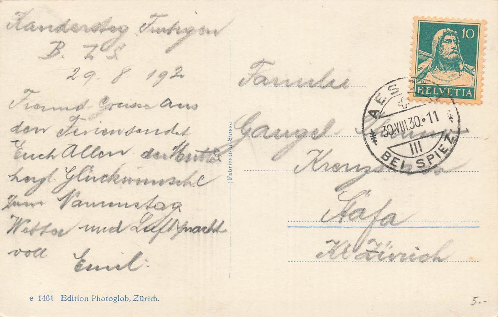 Cartoline postali: Lotschberg bahn frutigen Brücke Eisenbahn Zug – Usato da Biasca venduto da Blenio71 1