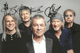 DEEP PURPLE original inperson Autogramm Grossfoto mit COA