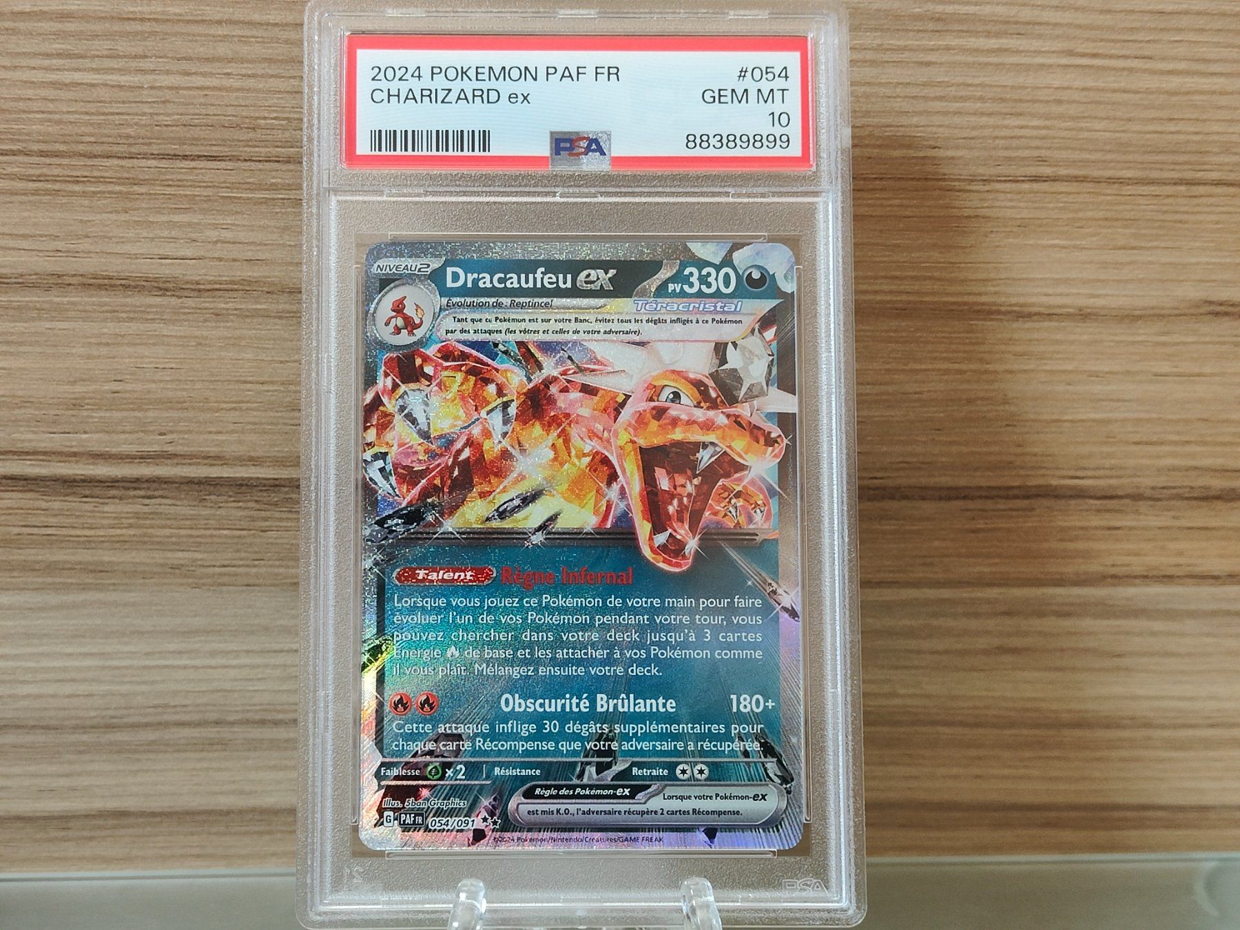 Pokémon Carte collezionabili: (PSA 10) Charizard ex #54, FR, Carte Pokémon gradée – Nuovo e nell'imballaggio originale da Châtelaine venduto da Chompis 3