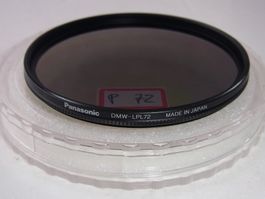 Zirkular Pol Filter Panasonic 72mm DMW LPL72 #v4