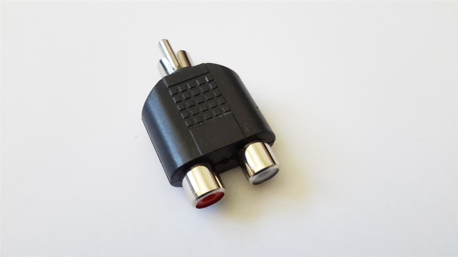 Unità & Adattatore: Adapter Cinch Stecker -> 2x Cinch Buchse – Nuovo e nell'imballaggio originale da St. Gallen venduto da cointec 1