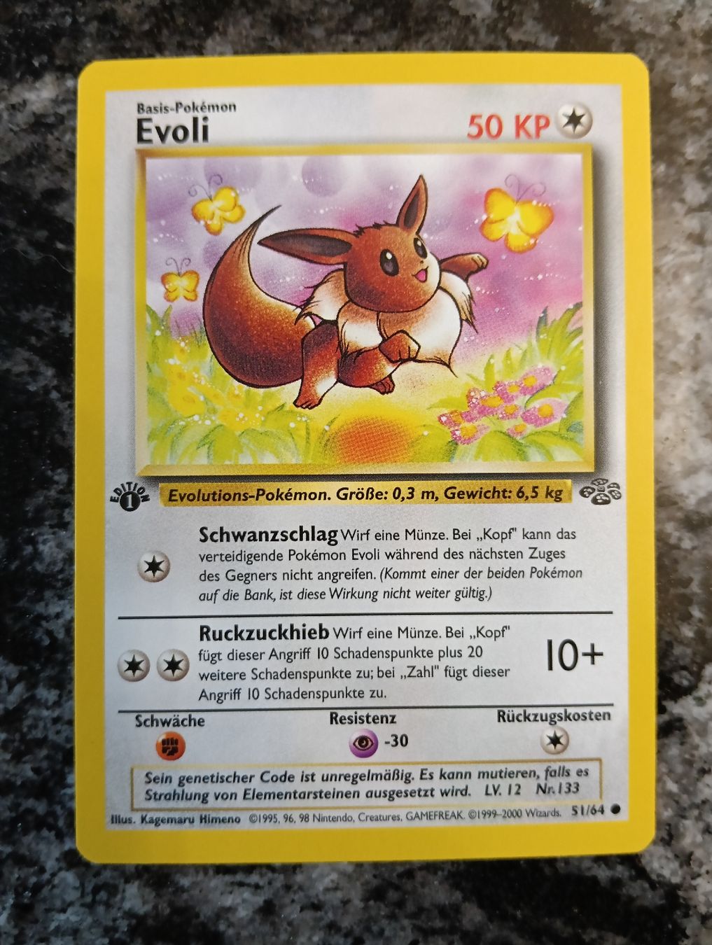 Pokémon Carte collezionabili: Pokémon Dschungel 1 Edition Evoli  – Usato da LEUZIGEN venduto da mic_sdh5
