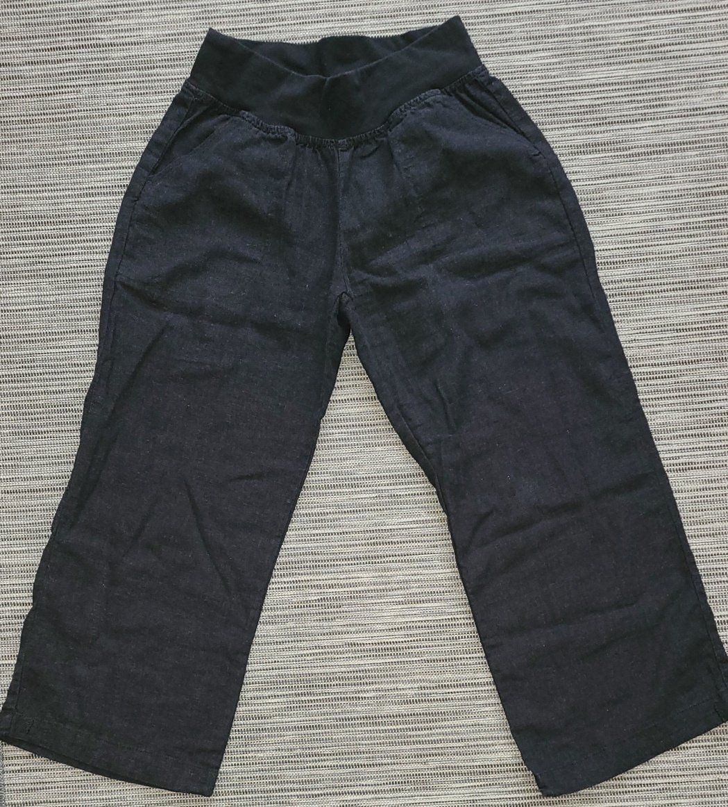 Pantalons: 3/4 Leinenhose, chic+schön, schwarz / S - 36 – D'occasion à Arlesheim par n3789