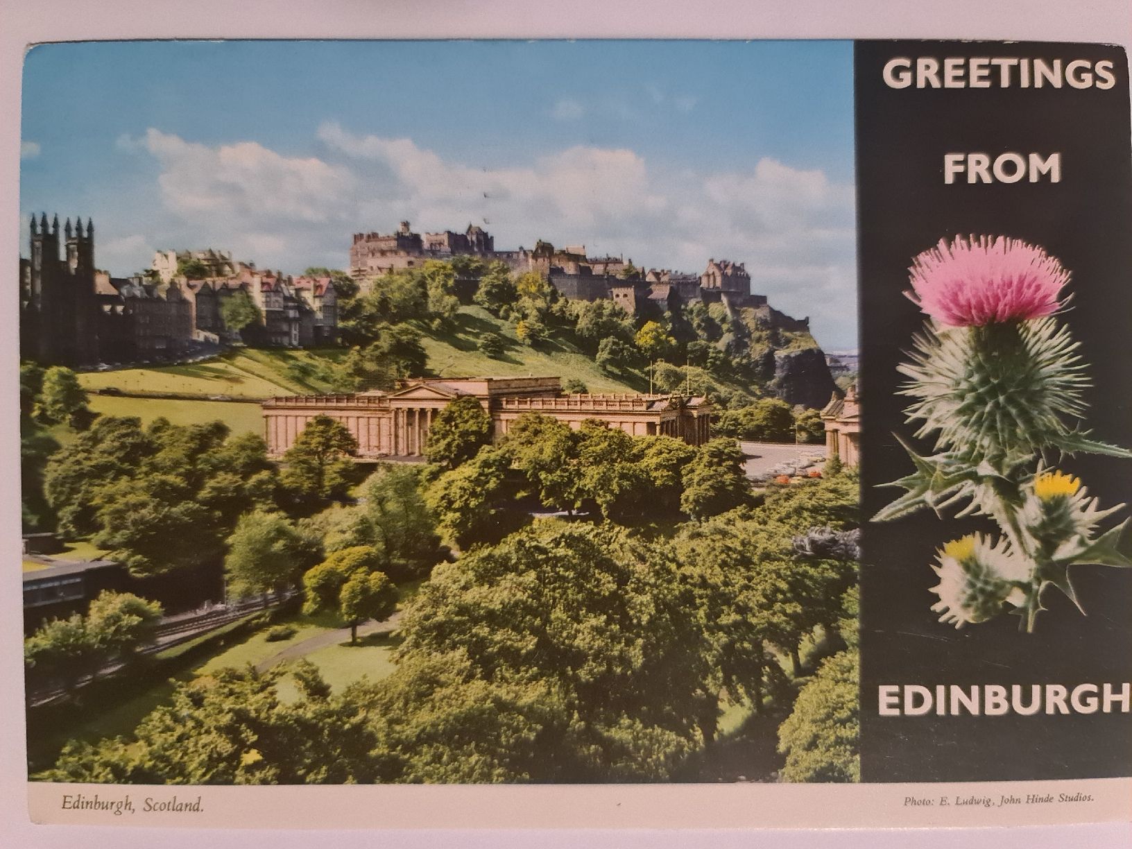 Cartoline postali: Ansichtskarte Edinburgh 1988 nr.1317 – Usato da Dintikon venduto da Vexi