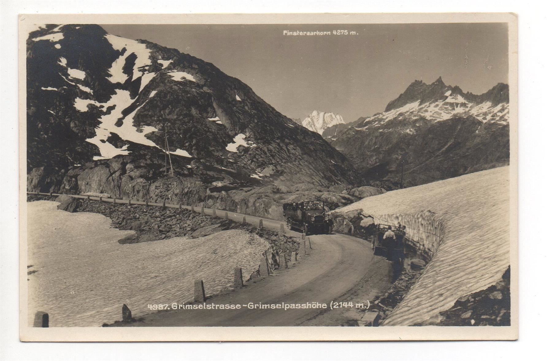 Ansichtskarten: GRIMSELSTRASSE Postauto – Neu (gemäss Beschreibung) aus Jona von philajona