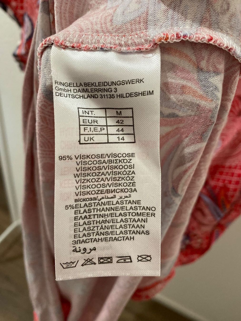 Negligees & Pigiami: Ringella Nachthemd rot farbig Gr. 42 – Usato da Pratteln venduto da a23_j2gs 8