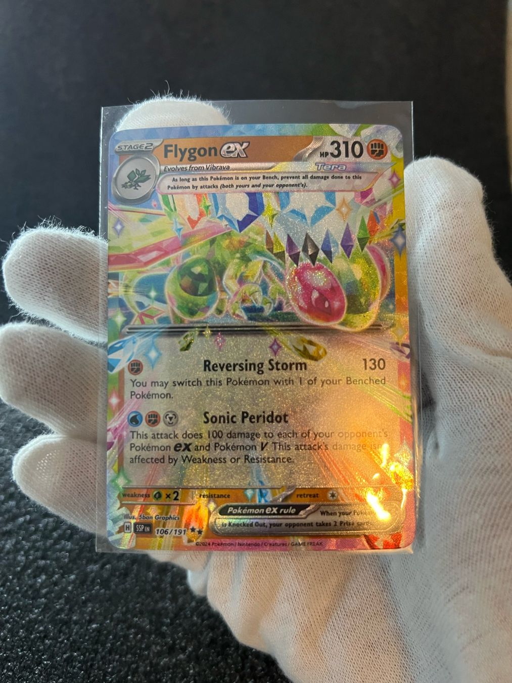 Pokémon Carte collezionabili: Pokémon Surging Sparks - Flygon ex 106/191 – Nuovo (secondo la descrizione) da Birmensdorf ZH venduto da Swiss-_-Collector