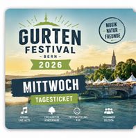 Gurtenfestival Ticket Mittwoch Übergabe oben beim Gelände