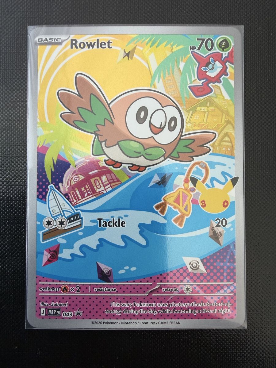 Pokémon Sammelbilder & Trading cards: Rowlet #043 MEP EN – Neu (gemäss Beschreibung) aus Savigny von Matgab94