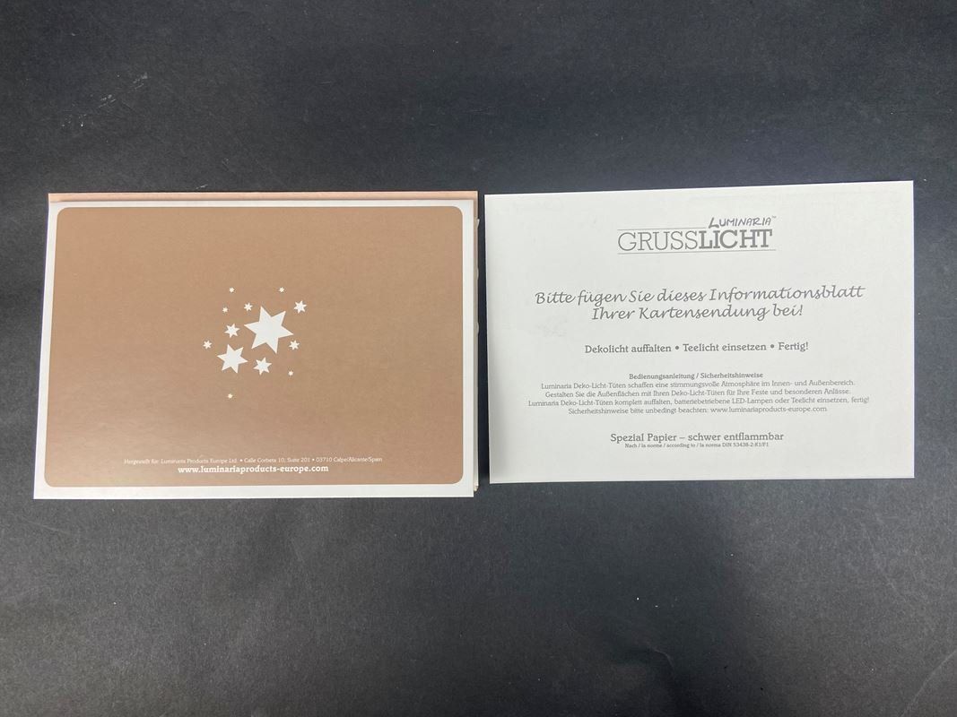 Cartoline: LUMINARIA Grusslicht, 5 Stück – Nuovo e nell'imballaggio originale da Hünenberg venduto da Restwert_Zug 3