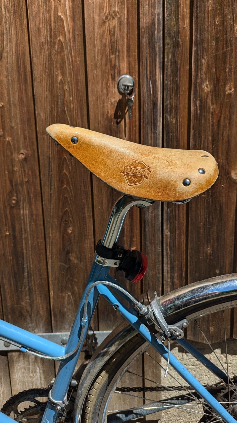 Siech Biciclette: Retro Damenfahrrad SIECH, hellblau, Gebraucht – Usato da Bern venduto da david_bu 2