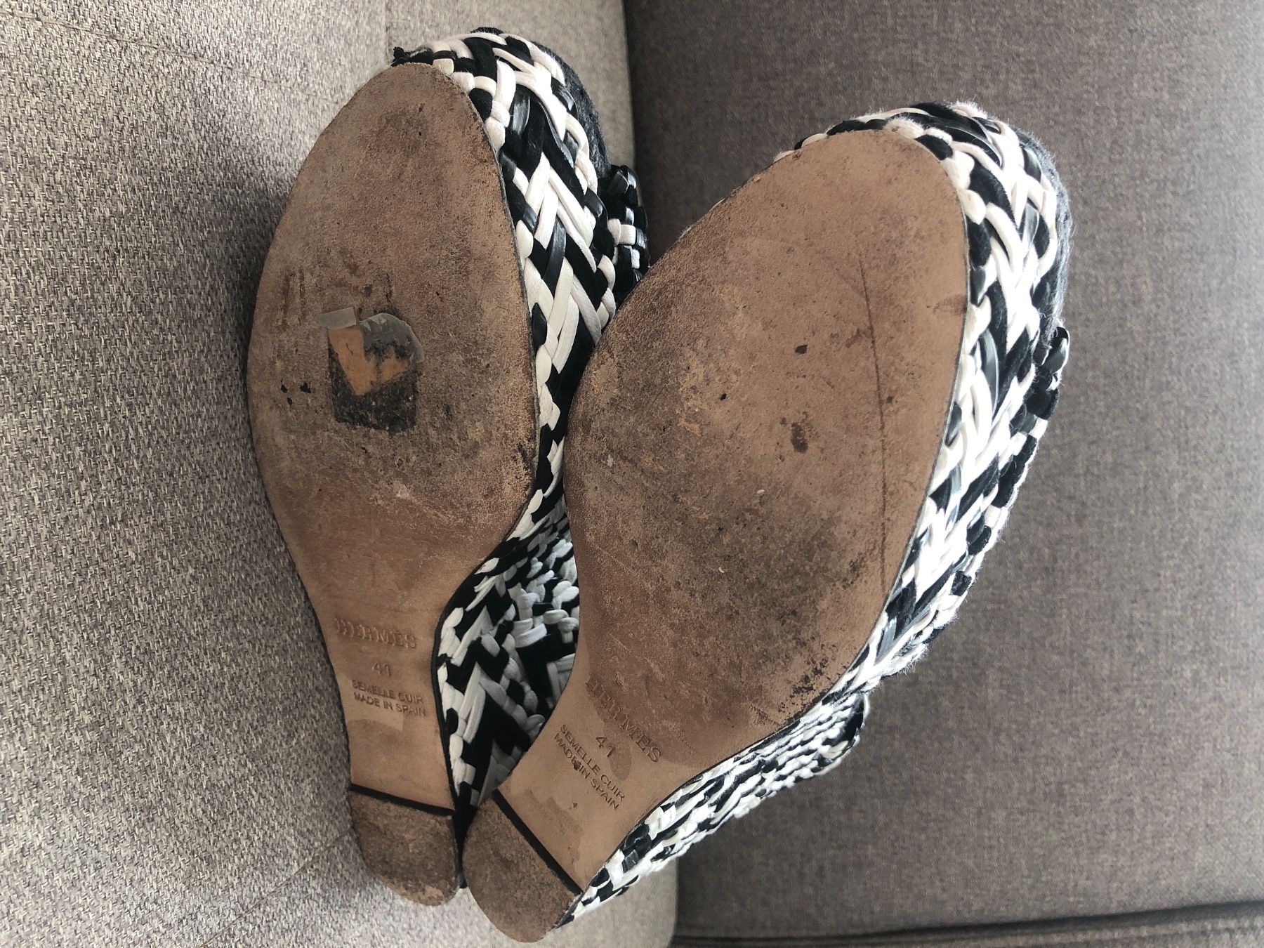 Hermès Scarpe da donna: Hermes Plateau Sandalen – Usato da St. Moritz venduto da Capricorn88 3