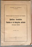 Questions ferroviaires, fluviales & ... intéressant Genève