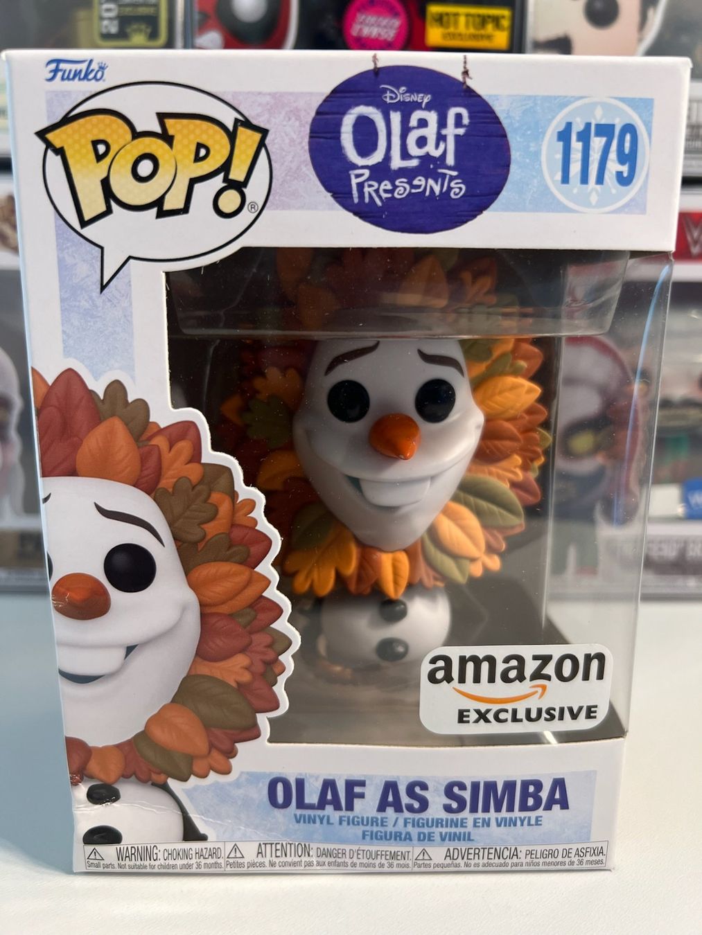 Funko Statuette: Funko POP! Disney Olaf Presents Olaf as Simba Limitée – Nuovo e nell'imballaggio originale da Le Mouret venduto da perfectbijou
