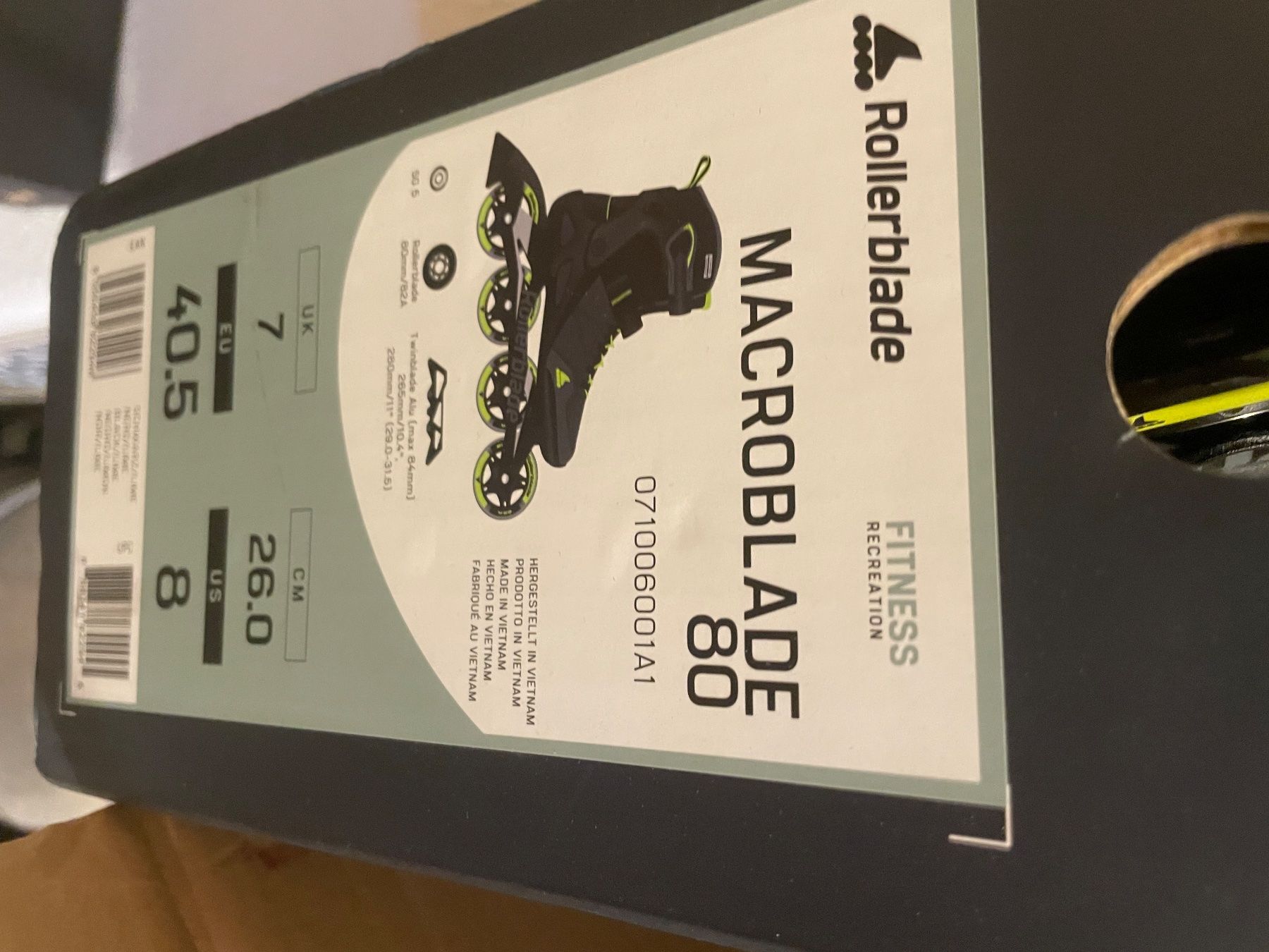 Inline-Skating & Rollschuhe: Herren Rollerblade Macroblade – Neu (gemäss Beschreibung) aus Flüelen von AU10 2
