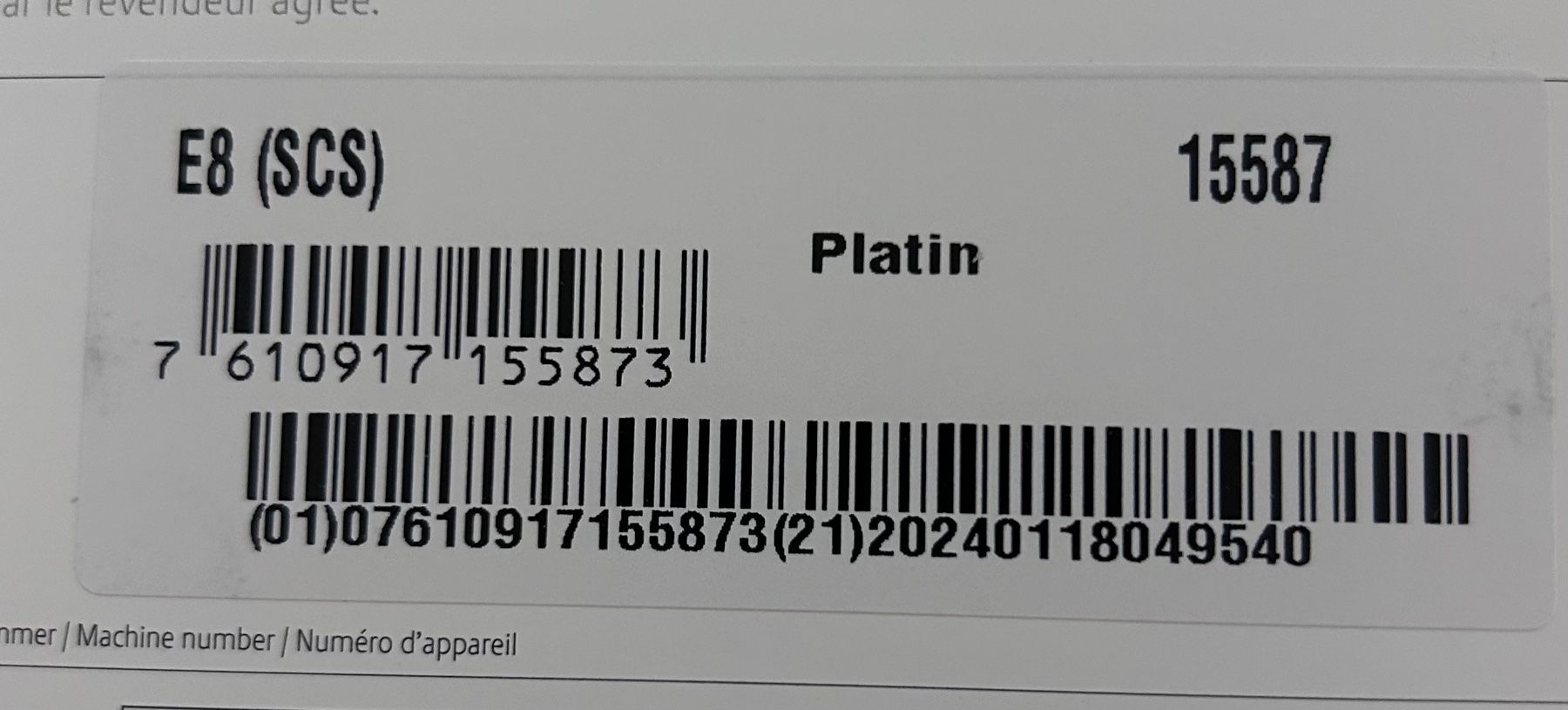 Jura Kaffeemaschinen & Espressomaschinen: Jura E8 Kaffeevollautomat – Neu (gemäss Beschreibung) aus Luzern von CAZS_Luzern 8